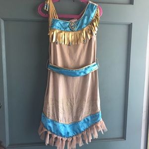 Pocahontas outfit with shoes.